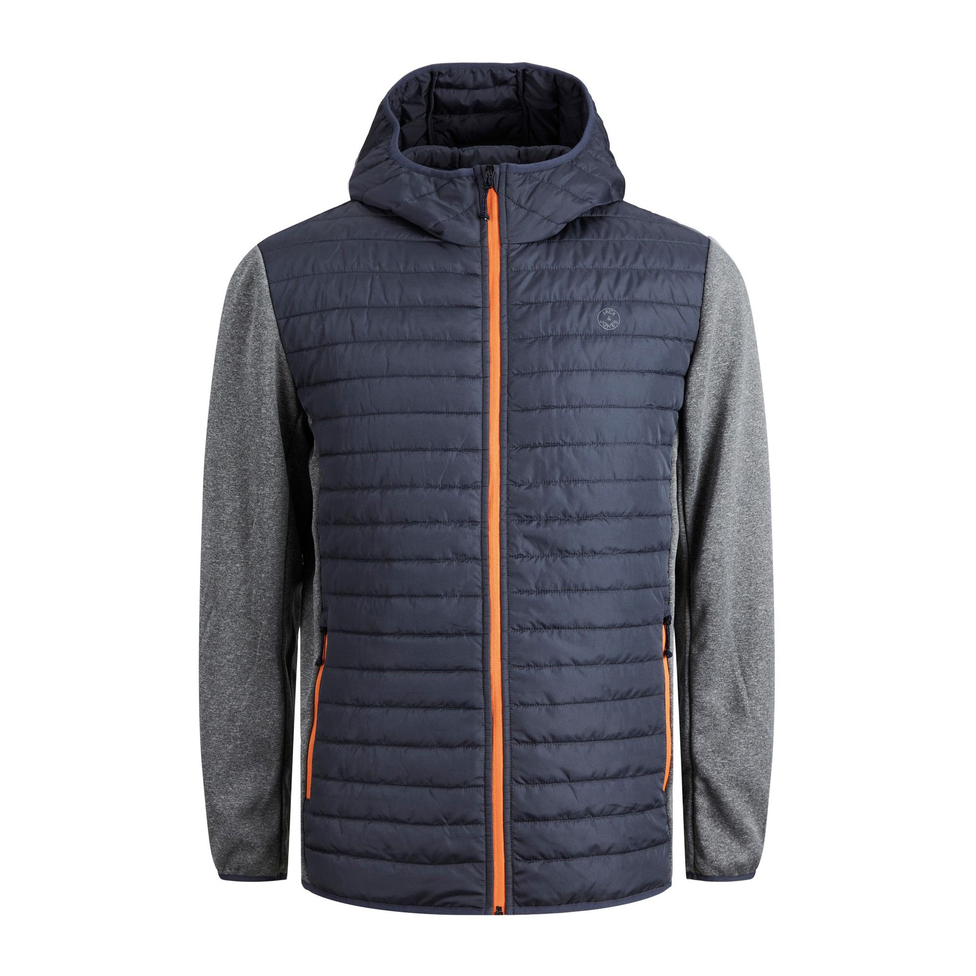 JACK & JONES wollen jas voor heren, lichtgrijs gem., XL JACK & JONES wollen jas voor heren, lichtgrijs gem., XL